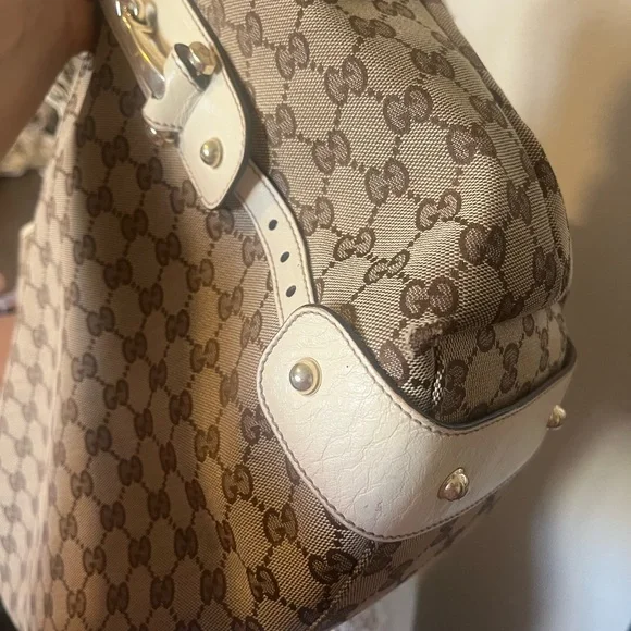 Gucci Beige and Brown Shoulder Bag - Picture 8 of 13